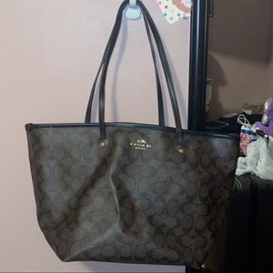 Brown Coach Tote Purse